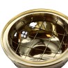 Brûle-encens en laiton ciselé avec grille, H 8 cm, Ø 6 cm. Livré en boîte individuelle.
