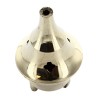 Mini brûle-encens en laiton, H 6 cm, Ø 3,2 cm. Boîte de 12.