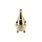 Mini brûle-encens en laiton, H 6 cm, Ø 3,2 cm. Boîte de 12.