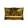 Cadre en bois a suspendre ou a poser H. 11 x 7 cm avec image, plusieurs saints.