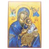 Icone en bois serigraphiee a suspendre ou a poser H.25x18 cm ou 27x20 cm, plusieurs sujets.