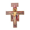 Croix de saint Francois image collee sur contre plaque, plusieurs tailles.