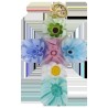 Pendentif croix en veritable verre de Murano H. 3 cm. Livre en boite.