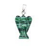 Boite présentoir de 12 pendentifs ange en pierre assortie, H. 2 cm. Prix de l assortiment de 12 anges.