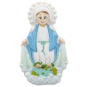 Magnet de la Vierge Miraculeuse en relief, H. 8 x 4.5 cm.