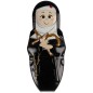 Magnet de Sainte Rita en relief, H. 8 x 3.5 cm.