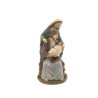 Nativité en résine de couleur H. 12.8 cm.