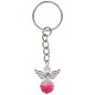 Porte-cl-eacute-s ange en acrylique H- 2-5 cm- LOT DE 5 ANGES DE COULEURS ASSORTIS-