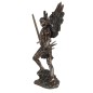 Statue de l’archange Remiel en bronze à froid, hauteur 28 cm.