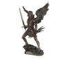 Statue de l’archange Remiel en bronze à froid, hauteur 28 cm.