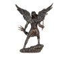 Statue de l’archange Remiel en bronze à froid, hauteur 28 cm.