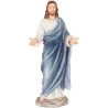 Statue en résine polystone peinte à la main du Christ en Bénédiction, Hauteur. 23 cm
