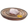 Brule encens en bois pour batonnets ou cones, Ø 10 cm. Existe avec differentes pierres.