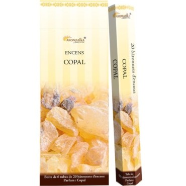Bo-îte de 6 tubes Aromatika de 20 batônnets d'encens roulés à la main "Massala"  100% naturel (20 grammes)