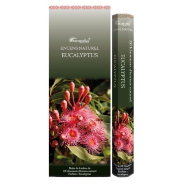 Bo-îte de 6 tubes Aromatika de 20 batônnets d'encens roulés à la main "Massala"  100% naturel (20 grammes)