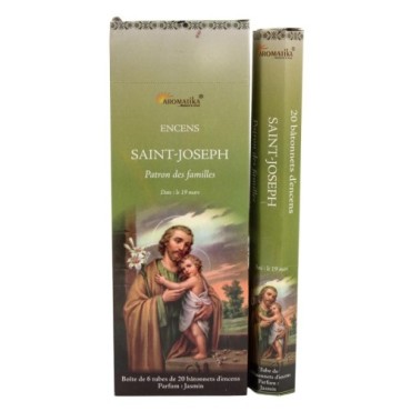 Bo-îte de 6 tubes Aromatika de 20 batônnets d'encens roulés à la main "Massala"  100% naturel (20 grammes)