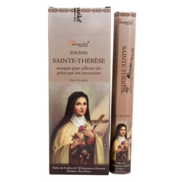 Bo-îte de 6 tubes Aromatika de 20 batônnets d'encens roulés à la main "Massala"  100% naturel (20 grammes)