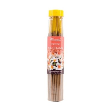 Tube de 80 bâtonnets d'encens Massala 100 % naturel roulés à la main (100 g). Plusieurs assortis.