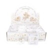 Ange gardien blanc en resine - hauteur 3 cm livre dans une pochette cadeau - BOITE DE 24 ANGES ASSORTIS.
