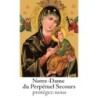 Autocollant Transparent classique de saint avec prière H. 10.5 x 6.5 cm pour bougie de neuvaine..