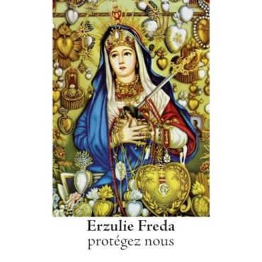 Autocollant transparent classique sans priere H. 10,5 x 6,5 cm pour bougie de neuvaine..