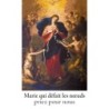 Autocollant transparent classique sans priere H. 10,5 x 6,5 cm pour bougie de neuvaine..