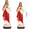 Statue Sacré-Cœur de Jésus en résine ou fibre, colorée, pour intérieur/extérieur. Plusieurs tailles disponibles...