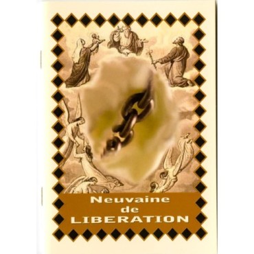 Livret de neuvaine avec historique, prière, neuvaine H.15 x10 cm, nombreux saints.