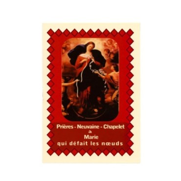 Livret de neuvaine avec historique, prière, neuvaine H.15 x10 cm, nombreux saints.