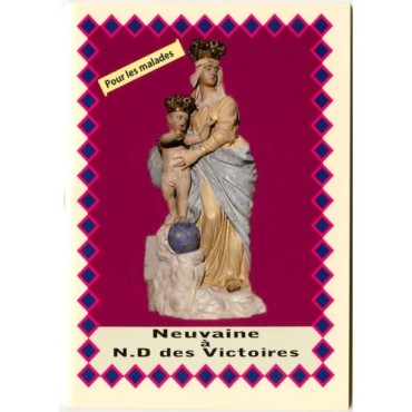 Livret de neuvaine avec historique, prière, neuvaine H.15 x10 cm, nombreux saints.
