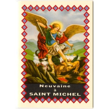 Livret de neuvaine avec historique, prière, neuvaine H.15 x10 cm, nombreux saints.