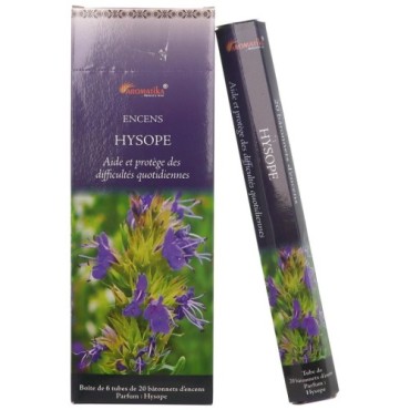 Boîte de 6 tubes Aromatika, 20 bâtonnets d'encens Massala naturels (20 g).