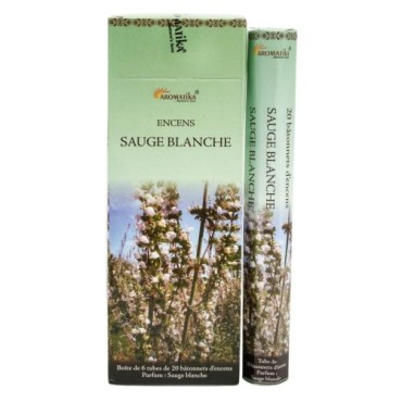 Bo-îte de 6 tubes Aromatika de 20 batônnets d'encens roulés à la main "Massala"  100% naturel (20 grammes)