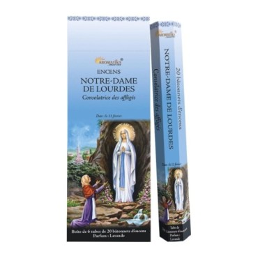Bo-îte de 6 tubes Aromatika de 20 batônnets d'encens roulés à la main "Massala"  100% naturel (20 grammes)