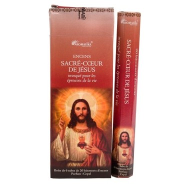 Boîte de 6 tubes Aromatika, 20 bâtonnets d'encens Massala naturels (20 g).