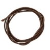 Cordon en polyester lisse de couleur Ø 1,5 mm - longueur 80 cm..