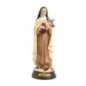 Statue Sainte Thérèse de l'Enfant Jésus en résine peinte à la main.