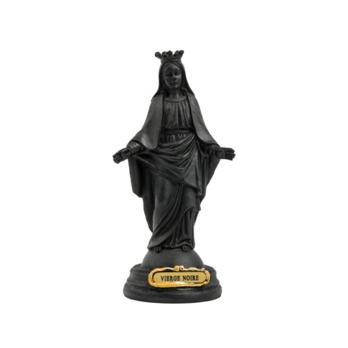 Statue de la Vierge Noire en résine peinte à la main.