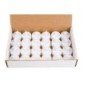 Lumignons blancs a pile diam 3.7 cm Hauteur 1.8 cm LA BOITE DE 24..
