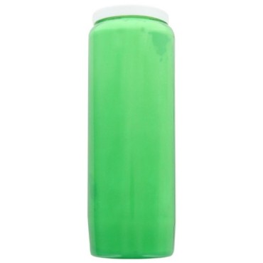 Bougie de neuvaine – Durée 9 jours – 100 % végétale – H. 18 cm – Ø 6,5 cm – Vendue à l’unité.