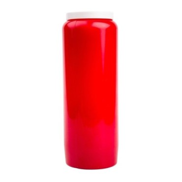 Bougie de neuvaine – Durée 9 jours – 100 % végétale – H. 18 cm – Ø 6,5 cm – Vendue à l’unité.