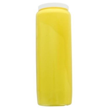 Bougie de neuvaine – Durée 9 jours – 100 % végétale – H. 18 cm – Ø 6,5 cm – Vendue à l’unité.