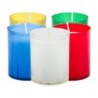 Veilleuse votive 20/24 heures, hauteur 6,5 cm, diametre 5 cm (VO 5). VENDUE A L UNITE.