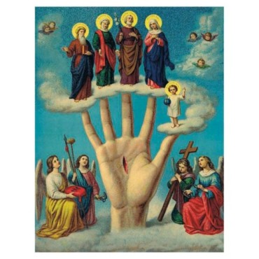 Autocollant Transparent classique de saint H. 5,1 x 3,1 cm pour veilleuse 20/24 heures..