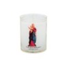 Veilleuse blanche avec autocollant de saint 20/24, H. 6,5 cm, Ø 5 cm ( VO 5).