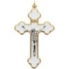 Croix baroque doree- emaillee plusieurs couleurs - Hauteur 8 cm--
