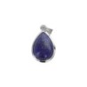 Pendentif en forme de goutte avec pierre, H. 2.5 cm. Differentes pierres.
