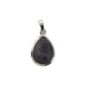 Pendentif goutte en pierre naturelle ou synthétique, H 2,5 cm