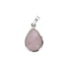 Pendentif en forme de goutte avec pierre, H. 2.5 cm. Differentes pierres.