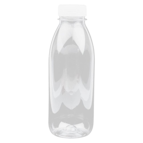 Bouteille en plastique 1/2 litre.